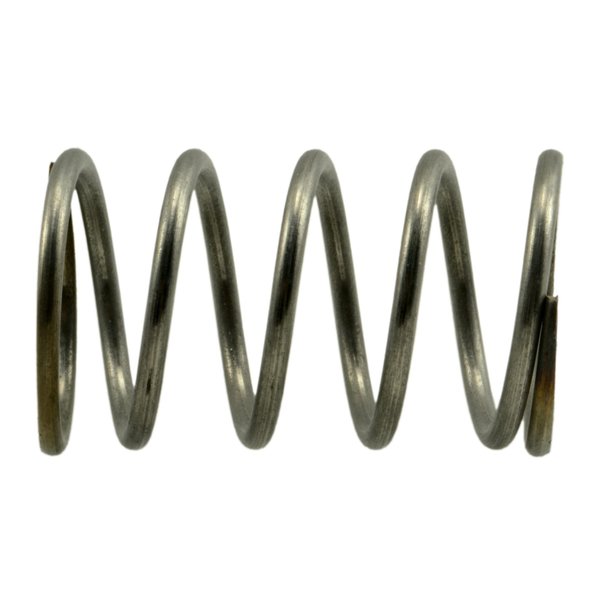 Midwest Fastener 19/32" x 0.054" x 1" 18-8 Stainless Steel Compression Springs 3PK 38793